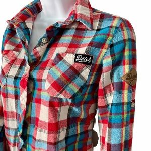 Dutch Bros Flannel w/Pockets M